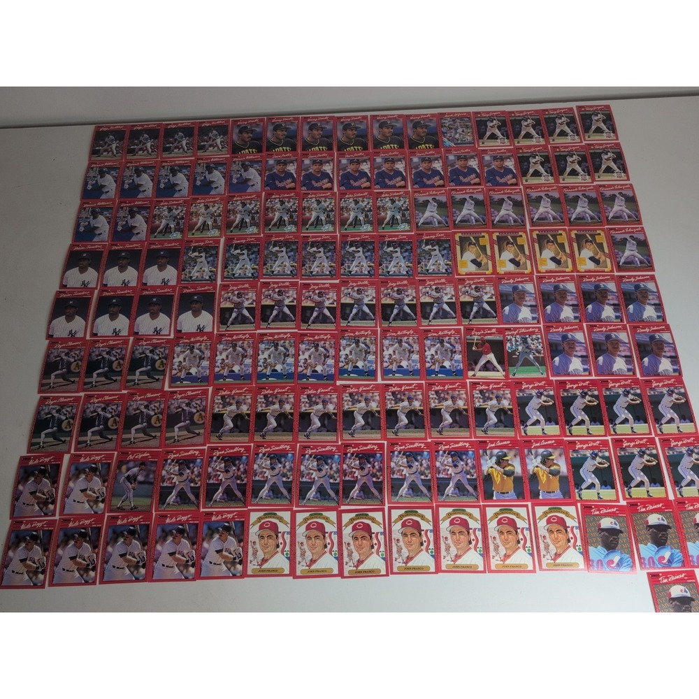 Mixed Lot Of 136 Gradable 1990 Donruss Baseball Cards Barry Bonds Roger Clemens